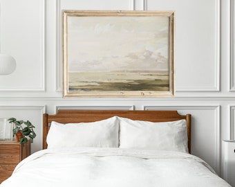 Coastal Landscape Oil Painting: Original Seascape Canvas Art