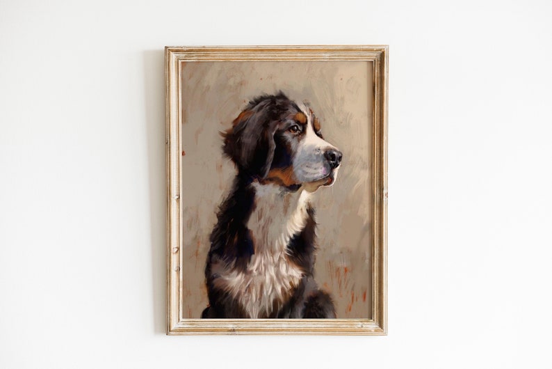 Dog Portrait on canvas, Custom painting portrait pets, Photo-to-Paint Service, Home Decor, Wall Decor, Wall Hangings, Gift for living room zdjęcie 1