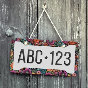 License Plate Frame, License Frame, Car License Plate Frame, License Plate Cover, Car Accessories For Women, Car Decor, Car Accessories Boho