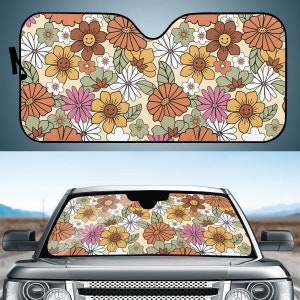 Car Sun Shade, Windshield Sun Shade, Sun Shade Panel, Sun Shade For Car, Car Sun Shade Cute, Car Sun Visor Cover, Boho Car Accessories