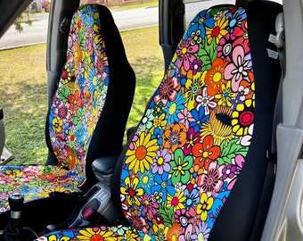 Funda de asiento de coche, fundas de asiento para coche, fundas de asiento, fundas de asiento de coche para vehículo, fundas de asiento de coche Boho, fundas de coche para asientos, fundas de asiento lindo