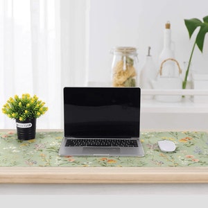 floral home office desk pad