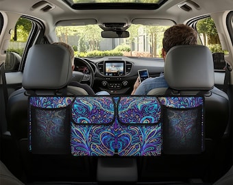 Car Trunk Organizer, Car Trunk Accessories, Trunk Storage, Travel Accessories, Hanging Car Storage Solution, Multi-Compartment Car Organizer