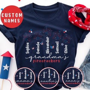 4th of July Shirt, Custom 4th of July Shirt, 4th of July Mama Shirt, Independence Day Shirt, July 4th Shirt, 4th of July Grandma Shirt