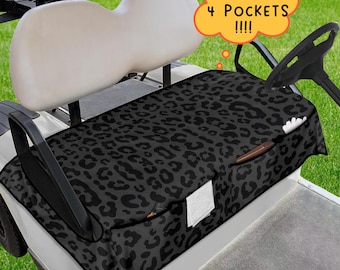 ポケット付きゴルフカートシートカバー、男性向けゴルフギフト、ゴルフ