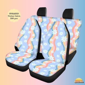 Car seat covers for vehicle, seat covers for car full set, Boho car seat covers, Floral Car Seat Covers, Cute car accessories interior