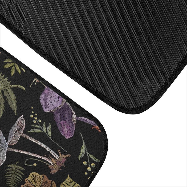 Alfombrillas para coche estilo cottagecore oscuro, alfombrillas para el suelo del coche, accesorios bonitos para el coche, decoración bonita para el coche, accesorios para coche para adolescentes, accesorios para coche con forma de seta imagen 6
