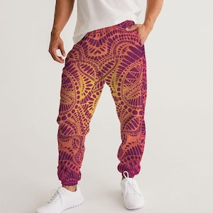 Joggers Men, Mens Track Pants, Festival Clothing, Trendy Joggers, Mens Trousers, Psychedelic Pants, Mens Pants, Rave Outfit, Steampunk Pants