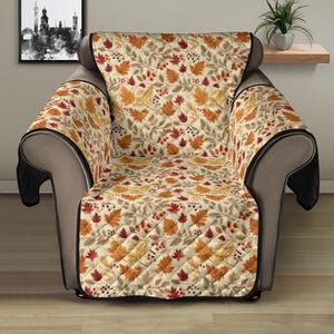 Fall Decor Couch Cover, Couch Cover For 3 seat, Couch Cover 2 seat, Cottagecore Recliner Cover, Couch Cover For dogs, Sofa Cover 3 Seater