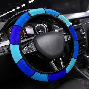 Steering Wheel Cover, Steering Wheel Cover For Women, Car Wheel Cover, Blue Steering Wheel Cover, Wheel Cover For Car, Car Accessories Women