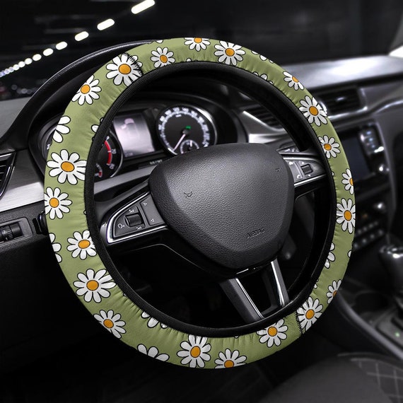 Boho car steering wheel cover discount