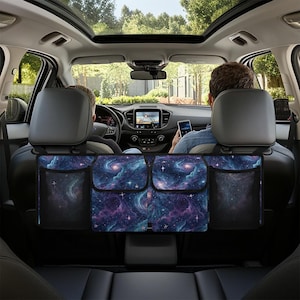 Car Trunk Organizer, Car Trunk Accessories, Trunk Storage, Travel Accessories, Hanging Car Storage Solution, Multi-Compartment Car Organizer