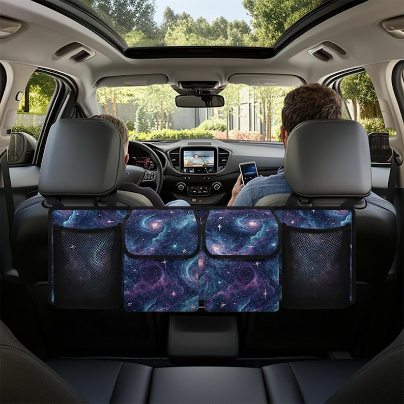 Car Trunk Organizer, Car Trunk Accessories, Trunk Storage, Travel Accessories, Hanging Car Storage Solution, Multi-Compartment Car Organizer