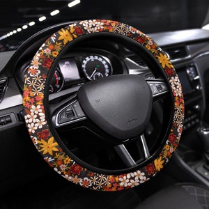 Steering Wheel Cover, Steering Wheel Cover For Women, Car Wheel Cover, Steering Wheel Cover Boho, Wheel Cover For Car, Car Accessories Women