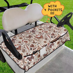Golf Cart Seat Cover With Pockets, Golf Gifts For Men, Golf Towel, Golf Lover Gift, Gift For Golfer, Golfer Gifts, Golf Cart Accessories