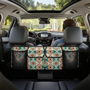Car Trunk Organizer, Car Trunk Accessories, Trunk Storage, Travel Accessories, Hanging Car Storage Solution, Multi-Compartment Car Organizer