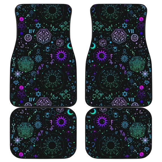 Turquoise cheap car mats