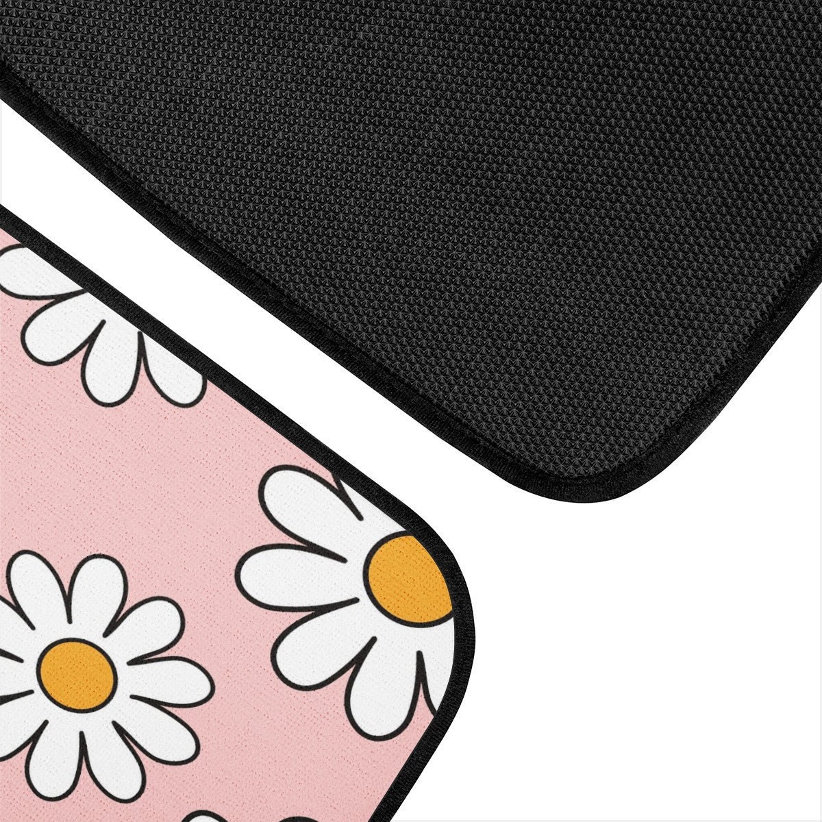 Groovy Flowers Car Front Floor Mats Set (2), Cute Floral Print Aesthetic  Auto Vehicle Suv Truck Accessories Women Rubber All Wea - AliExpress