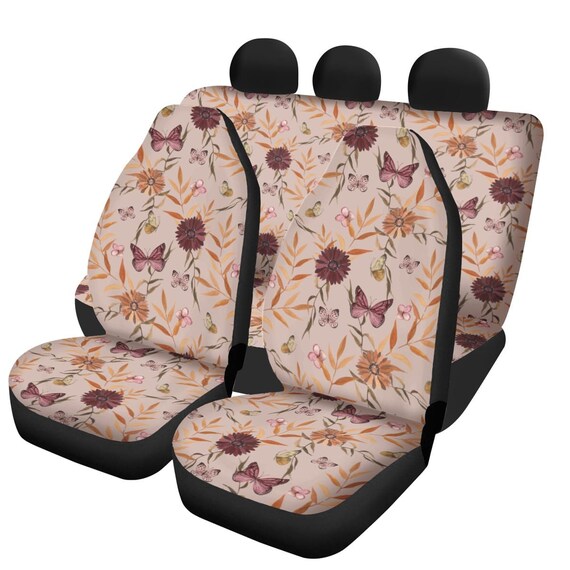 Car Seat Covers Full Set, Car Accessories for Women, Seat Covers