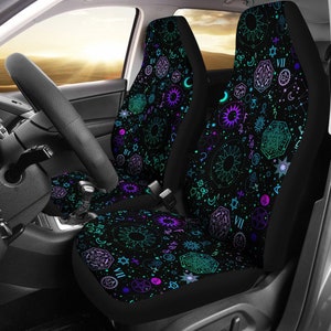 Surfing Koala Auto Sitzbezüge für Fahrzeug Süße Sitzbezüge für Auto für  Frauen AutoSitzhülle Mädchen Boho Auto Sitzbezüge Auto Zubehör - .de