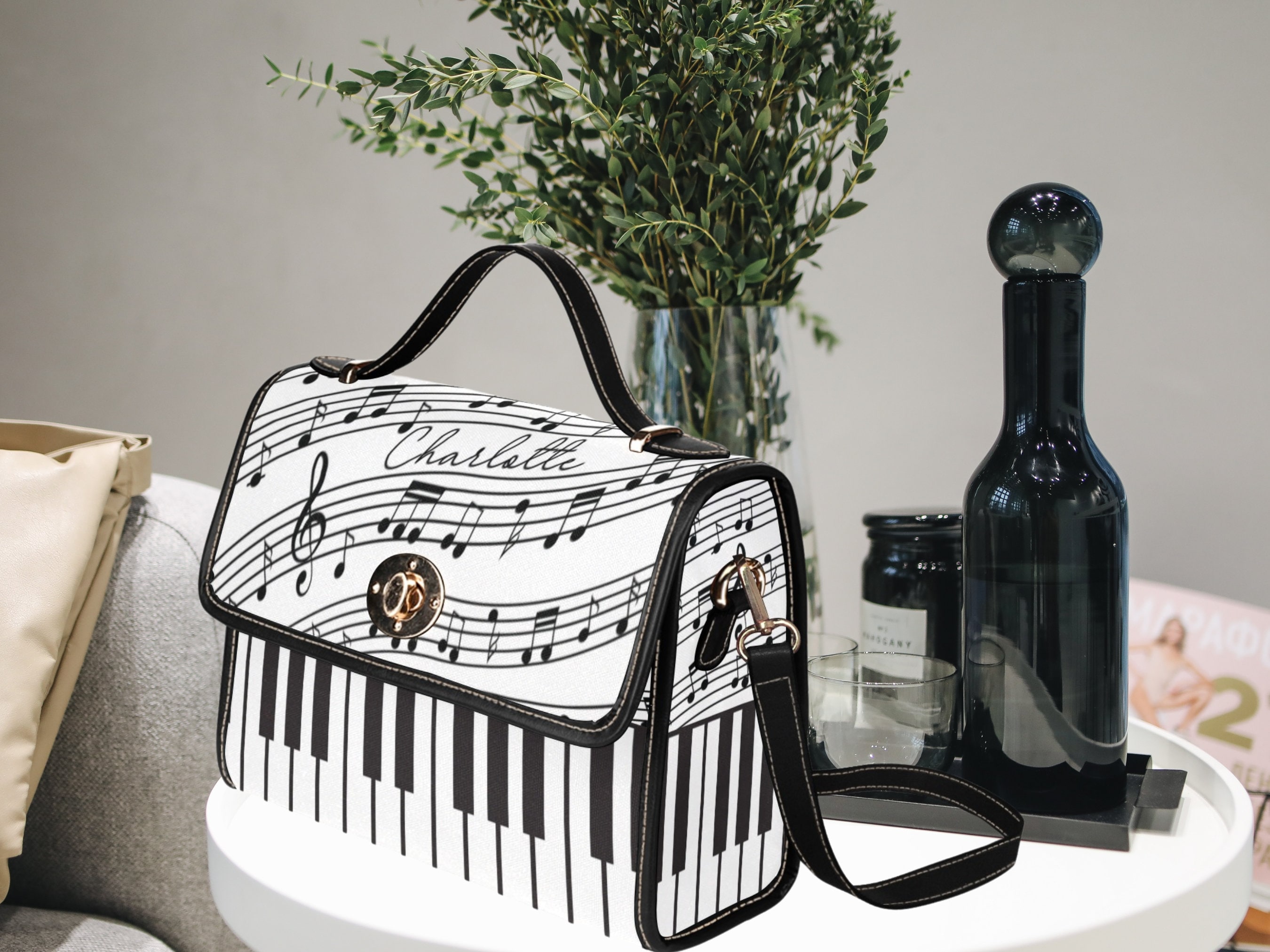【ルパン様専門】piano bag medium Amazon.com: Piano Shaped Purse Handbag Women Crossbody