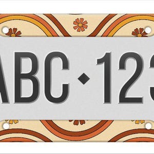 License Plate Frame, License Frame, Car License Plate Frame, License Plate Cover, Car Accessories For Women, Car Decor, Car Accessories Boho