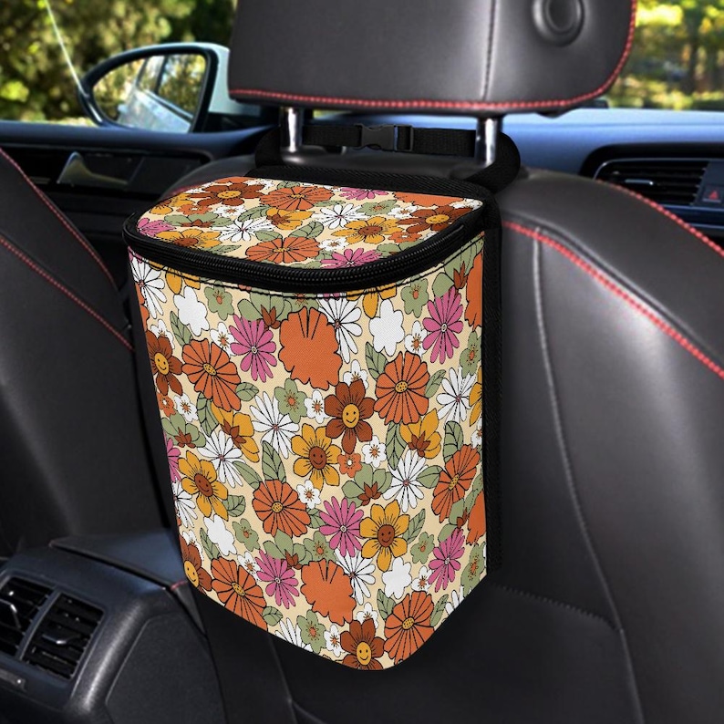 Headrest Garbage Bag - Carbage Bag - Car Trash Bag - Wipeable Trash Bag