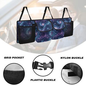 Car Trunk Organizer, Car Trunk Accessories, Trunk Storage, Travel Accessories, Hanging Car Storage Solution, Multi-Compartment Car Organizer image 3