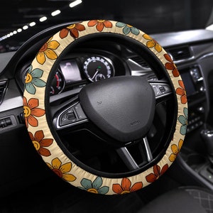 Steering Wheel Cover, Steering Wheel Cover For Women, Car Wheel Cover, Steering Wheel Cover Boho, Wheel Cover For Car, Car Accessories Women