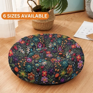 Cat Bed, Boho Dog Bed, Cute Cat Bed, Calming Cat Bed, Floral Pet Accessories, Floral Small Dog Bed, Washable Pet Bedding, Donut Dog Bed