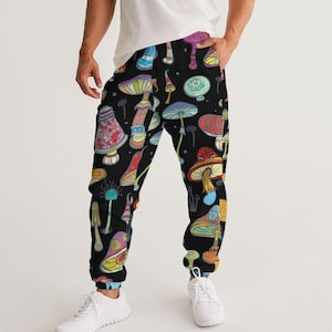 Joggers Men, Mens Track Pants, Festival Clothing, Trendy Joggers, Mens Trousers, Psychedelic Pants, Mens Pants, Rave Outfit, Steampunk Pants