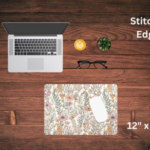 floral mouse pad