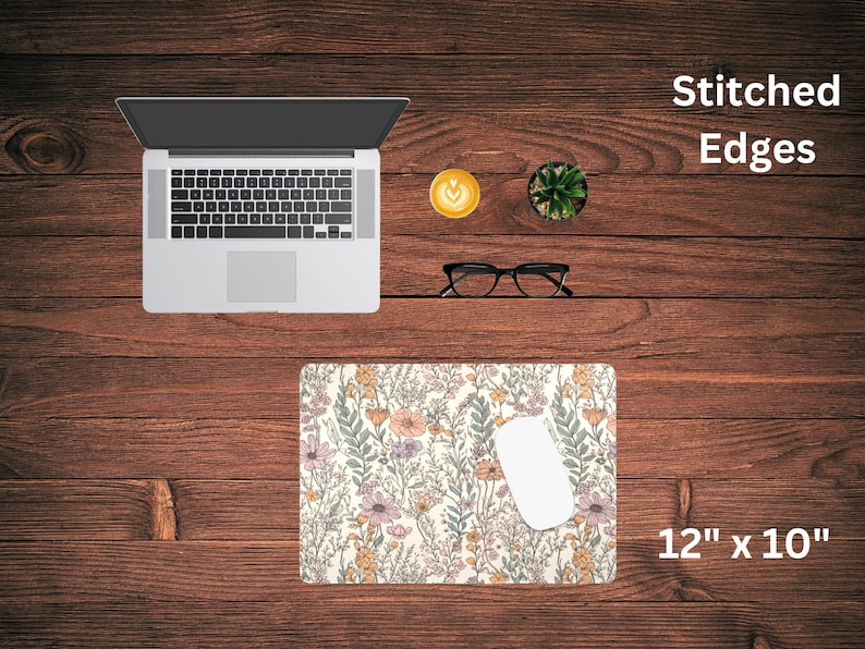 floral mouse pad
