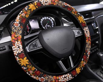 Steering Wheel Cover, Steering Wheel Cover For Women, Car Wheel Cover, Steering Wheel Cover Boho, Wheel Cover For Car, Car Accessories Women