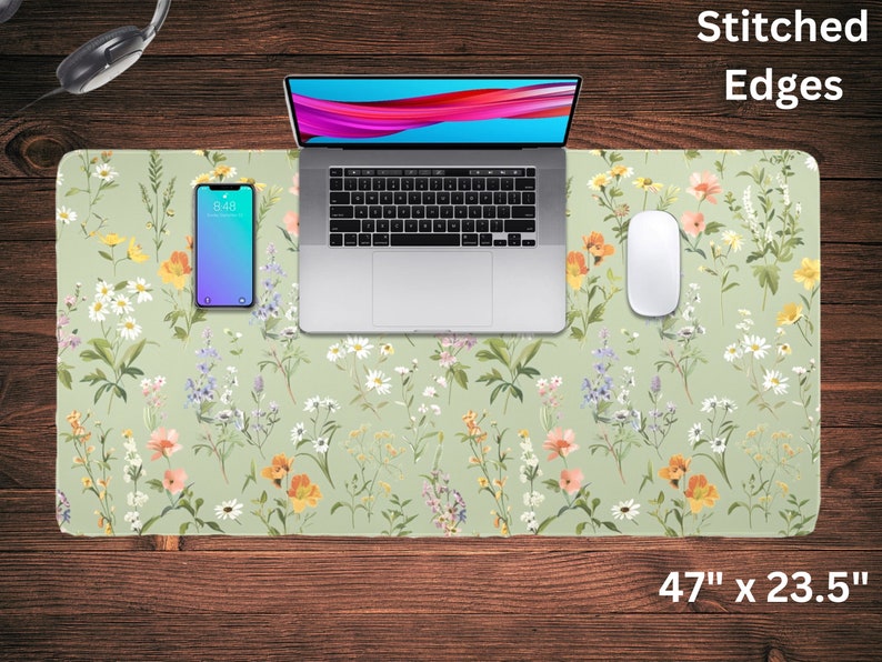 wildflowers desk mat