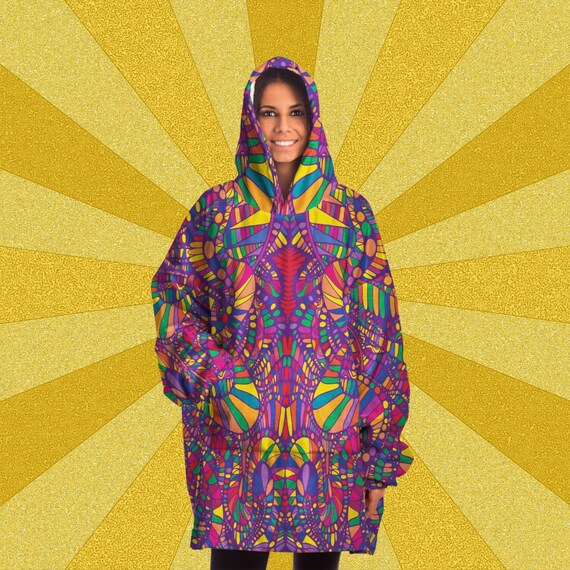 winter hoodie blanket