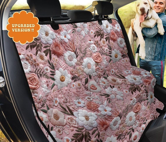 Car Seat Covers, Car Accessories for Women, Pink Hippie Car Decor