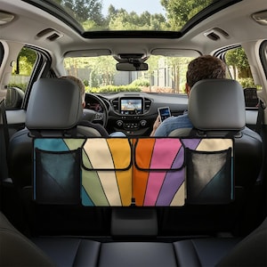 Car Trunk Organizer, Car Trunk Accessories, Trunk Storage, Travel Accessories, Hanging Car Storage Solution, Multi-Compartment Car Organizer
