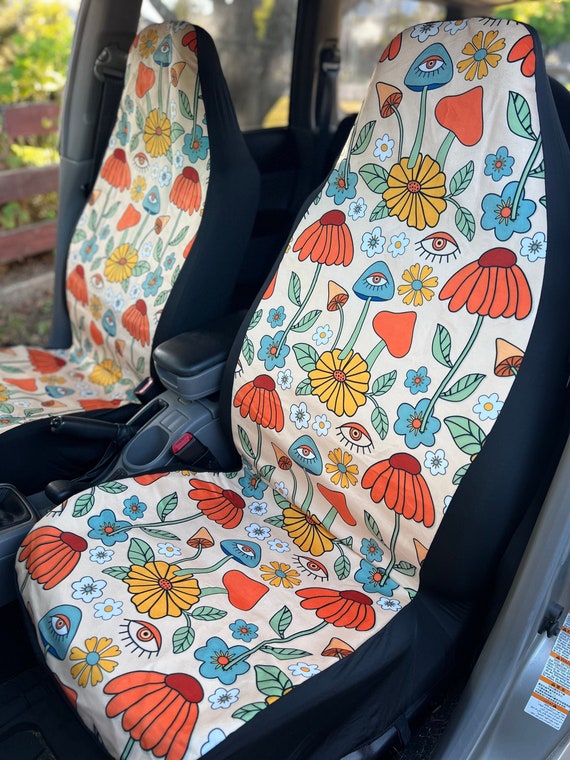 Pilz Autositzbezug, Autositzbezüge für Fahrzeug, Sitzbezüge für Auto für  Frauen, Boho-Autositzbezüge, Autositzbezug, Boho-Sitzbezüge - .de