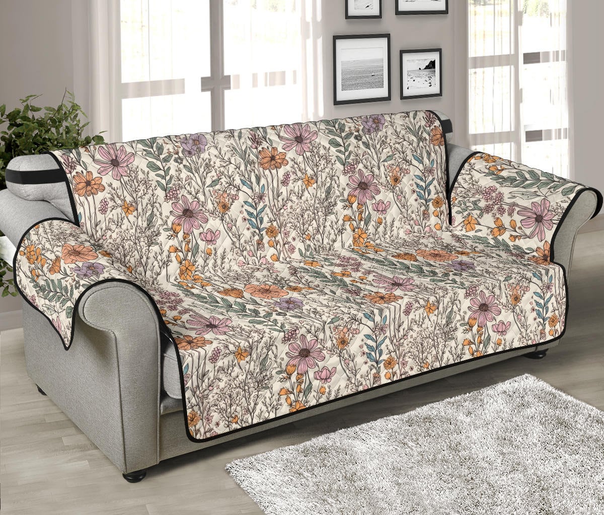 Cottagecore Decor Meadow Flowers Couch Cover Couch Cover for 3 Seat Couch Cover 2 Seat Recliner Cover Couch Cover for Dogs Sofa Cover Etsy