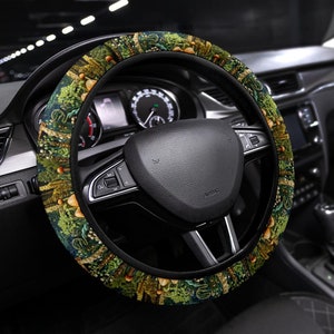 Mushroom Steering Wheel Cover, Steering Wheel Cover For Women, Car Wheel Cover, Steering Wheel Cover Boho, Wheel Cover For Car, Car Decor