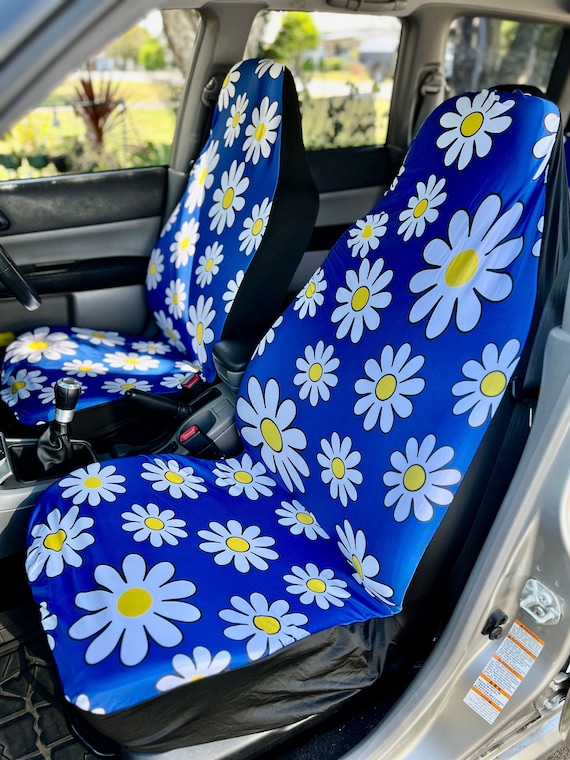 Blue seat covers hot sale