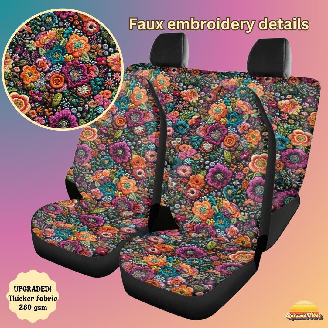 Car Seat Covers for Vehicle Seat Covers for Car Full Set Etsy