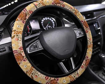 Steering Wheel Cover, Steering Wheel Cover For Women, Car Wheel Cover, Steering Wheel Cover Boho, Wheel Cover For Car, Boho Car Accessories