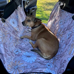 Dog Car Seat Cover View Mesh Pet Carrier Hammock Safety Protector Car Rear  Back Seat Mat With Zipper And Pocket For Travel – Pet City Depot