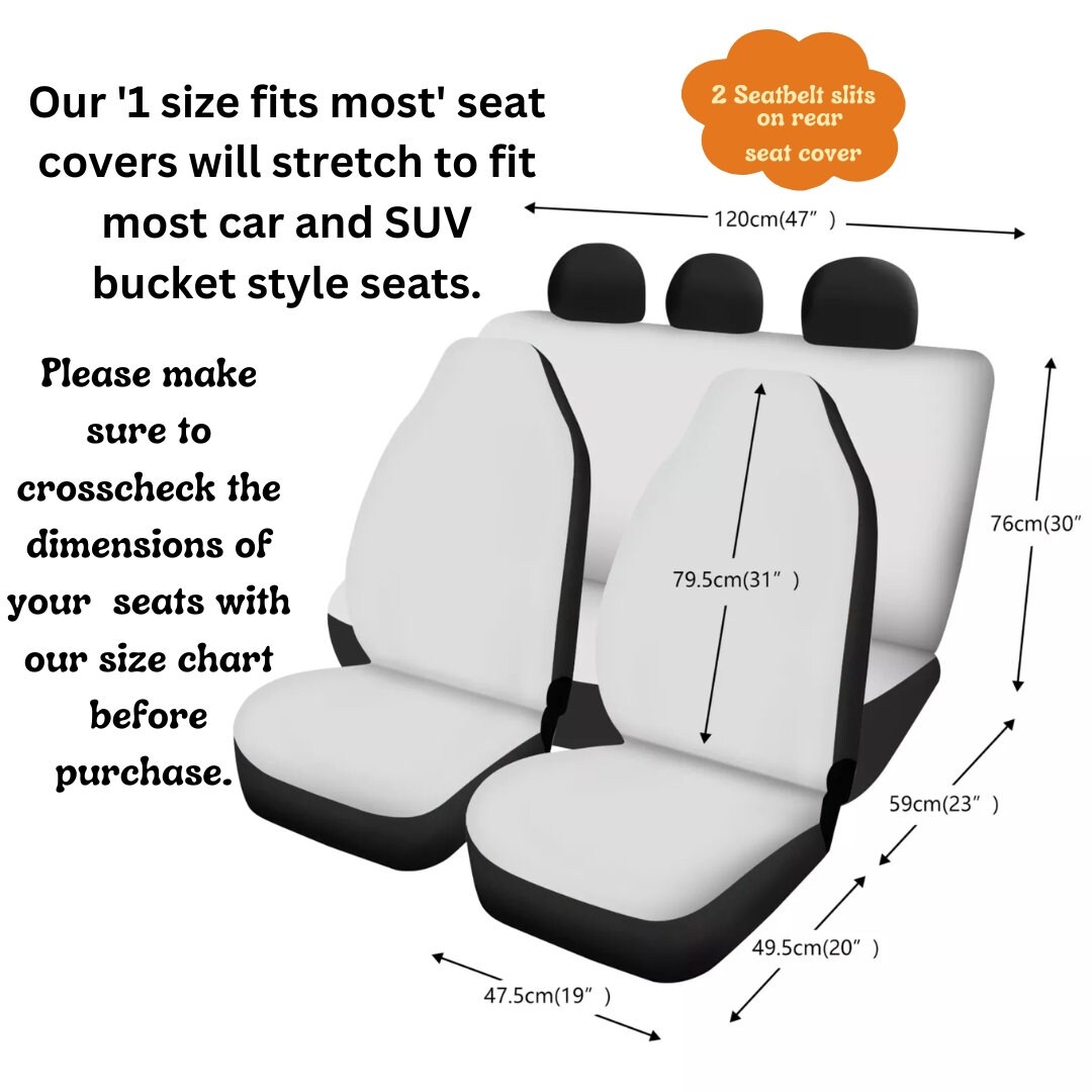 Car seat cover sizes discount