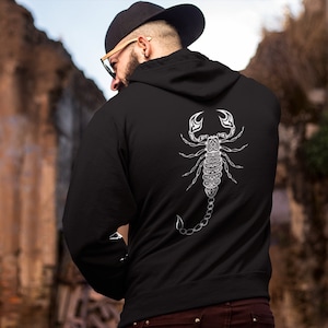 Scorpio Hoodie, Scorpio Gifts, Scorpio Birthday, Scorpio Zodiac Gifts, Zodiac Hoodie, Scorpio Zodiac Sign Astrology, Scorpio Gifts for Men