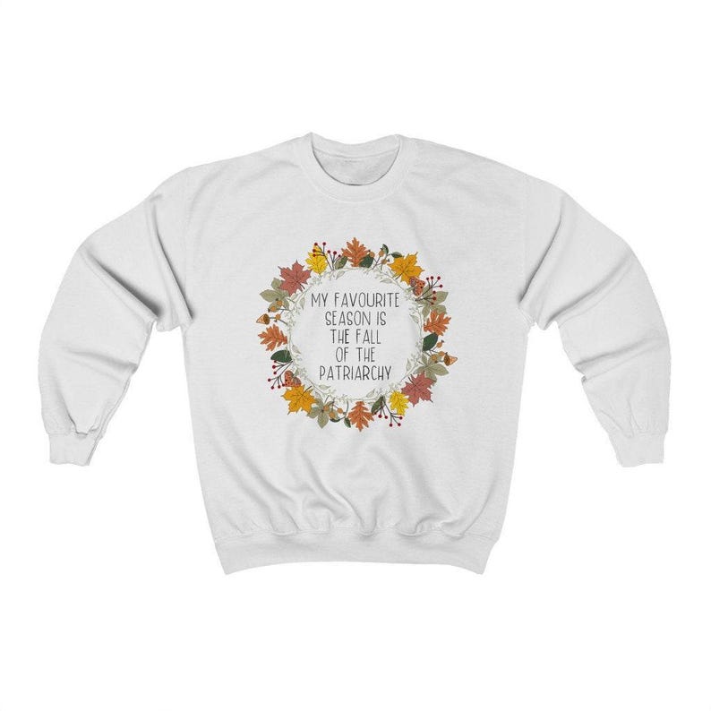 Herbst Sweatshirt, Feministisches Sweatshirt, Feministisches Geschenk, Feministisches Geschenk, Fuck the Patriarchy, Herbstpullover für Frauen, Feministin Bild 9