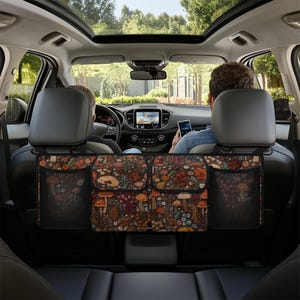 Car Trunk Organizer, Car Trunk Accessories, Trunk Storage, Travel Accessories, Hanging Car Storage Solution, Multi-Compartment Car Organizer
