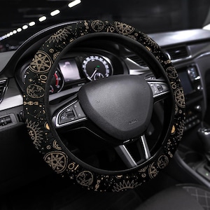 Steering Wheel Cover, Steering Wheel Cover For Women, Car Wheel Cover, Steering Wheel Cover Boho, Wheel Cover For Car, Car Accessories Women